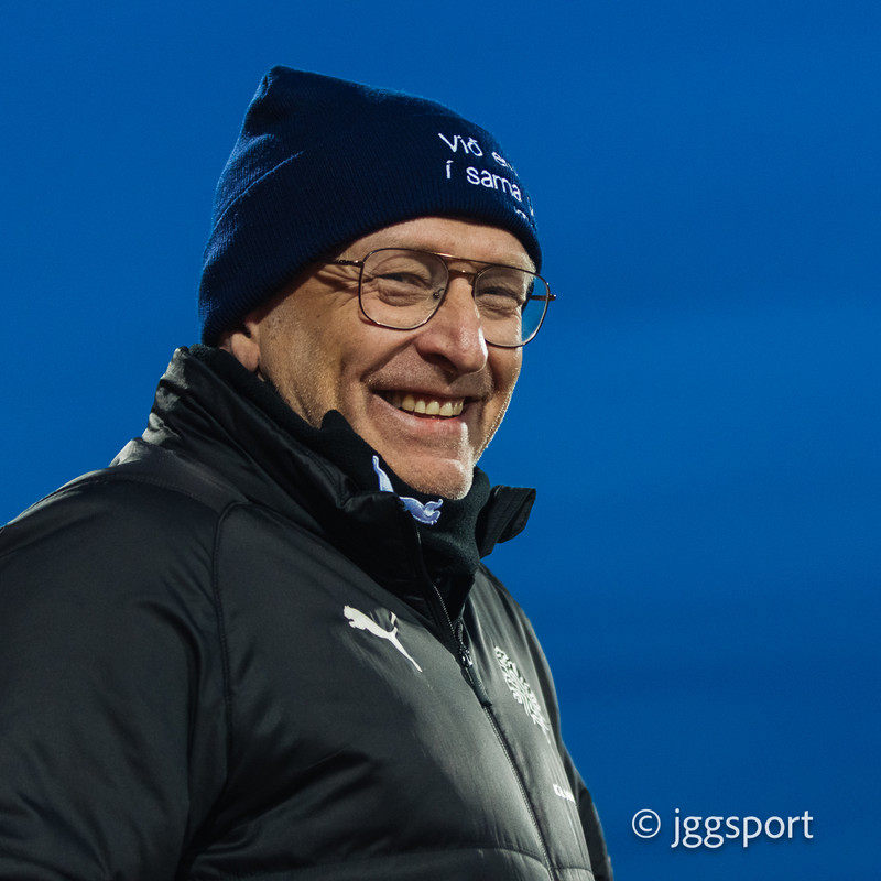 Þorsteinn Halldórsson, landsliðsþjálfari.