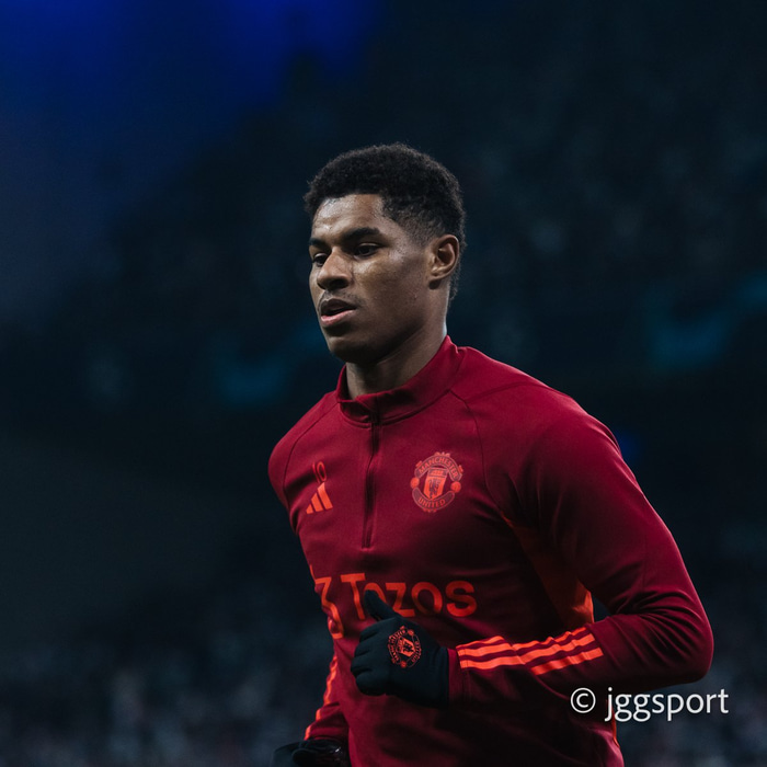 Marcus Rashford, kantmaður Manchester United.