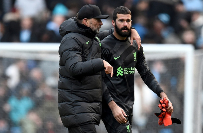 Alisson og Jota næstu vikur á meiðslalistanum