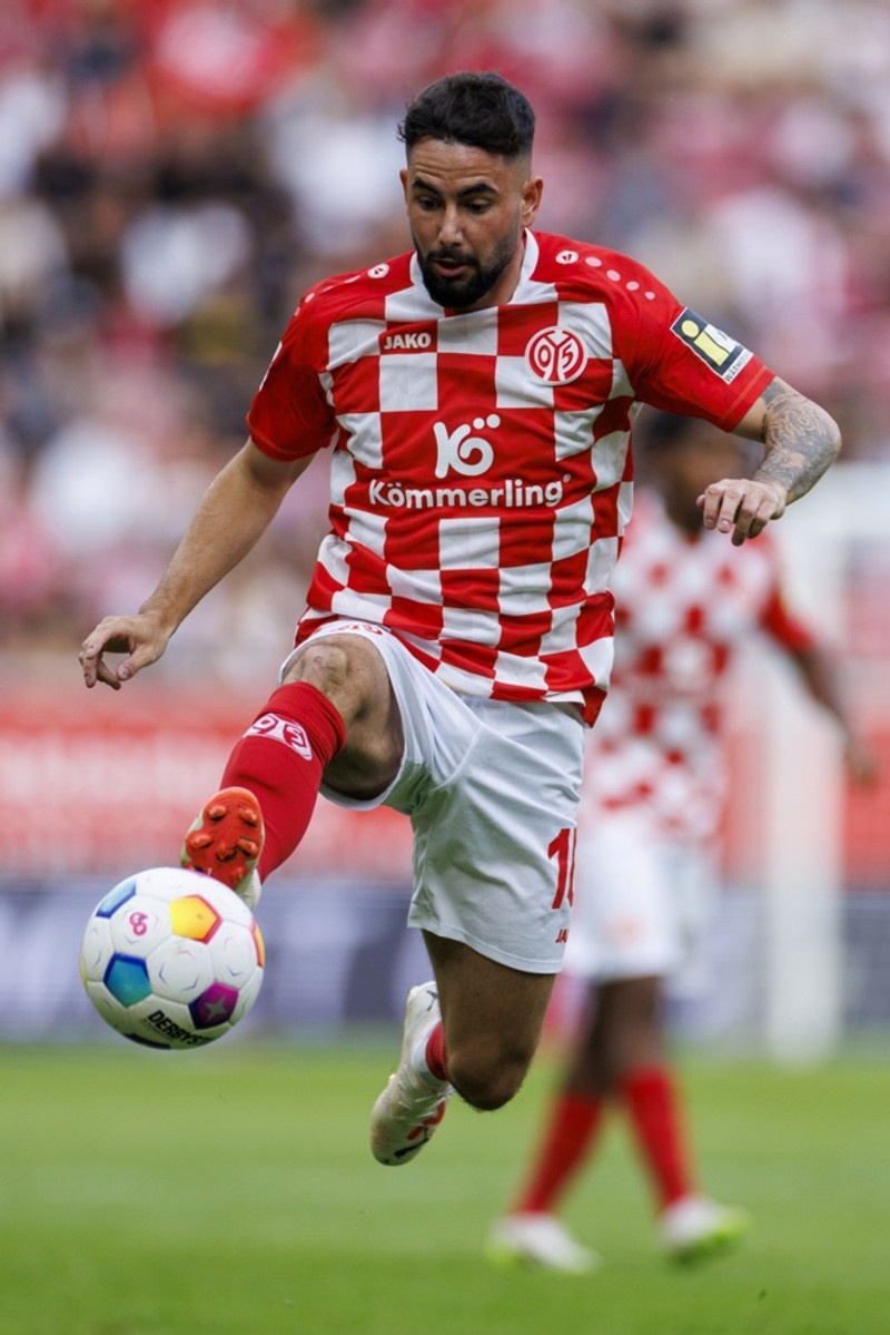 Marco RIchter skoraði mark Mainz og var nálægt því að skora tvö til viðbótar