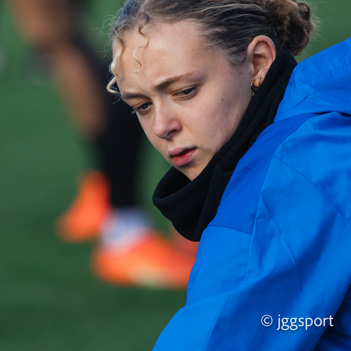 Olla á æfingu íslenska liðsins í Cardiff í dag.