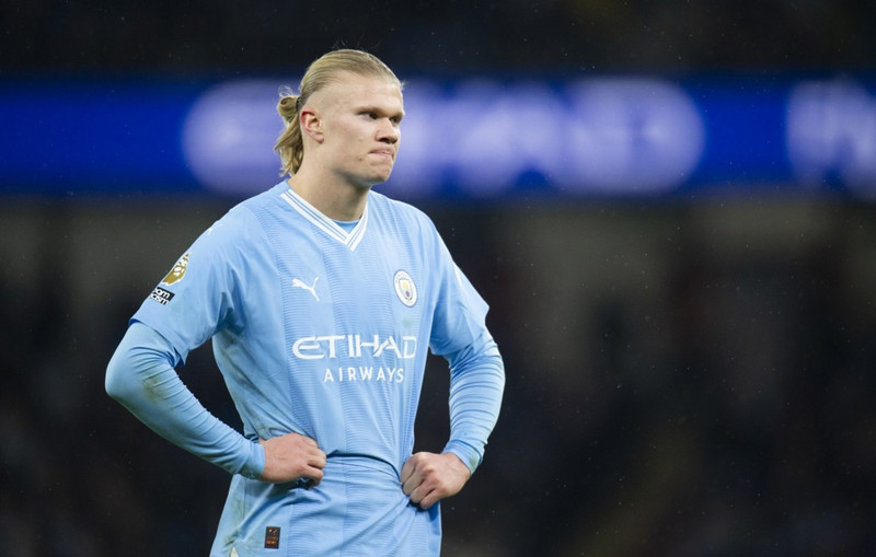 Guardiola var ekki ánægður með líkamstjáningu Haaland