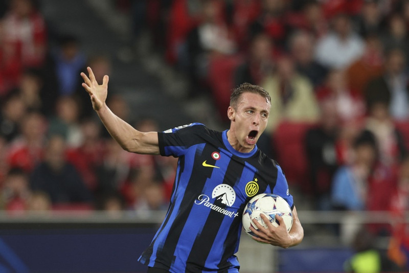 Davide Frattesi skoraði eina mark Ítalíu
