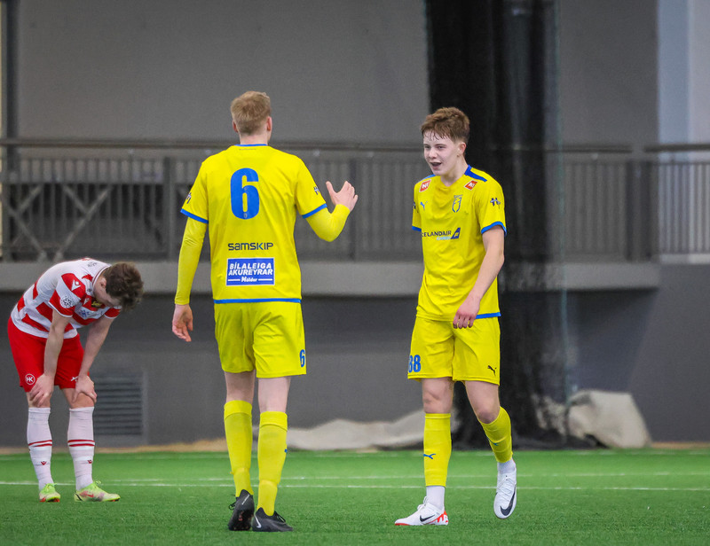 Myndaveisla: Fjölnir vann HK í Lengjubikarnum