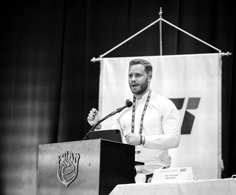 Arnar Sveinn Geirsson er formaður leikmannasamtakana.