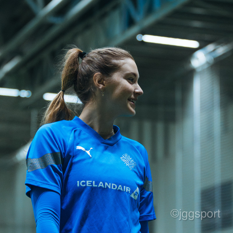 Myndaveisla frá æfingum Íslands síðustu tvo daga
