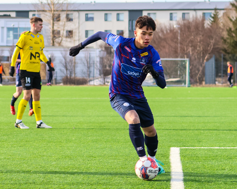 Myndaveisla 1: ÍA vann Leikni í Breiðholti