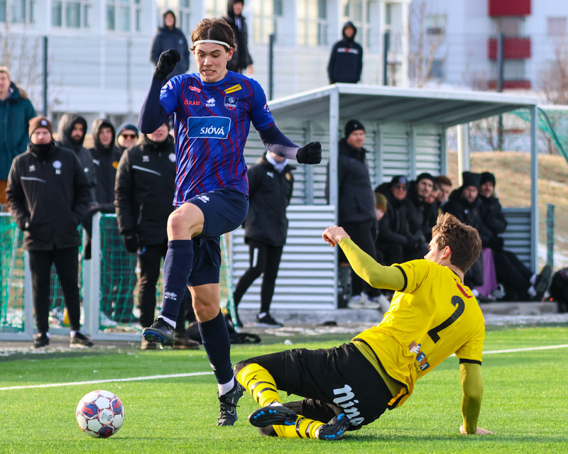 Myndaveisla 1: ÍA vann Leikni í Breiðholti