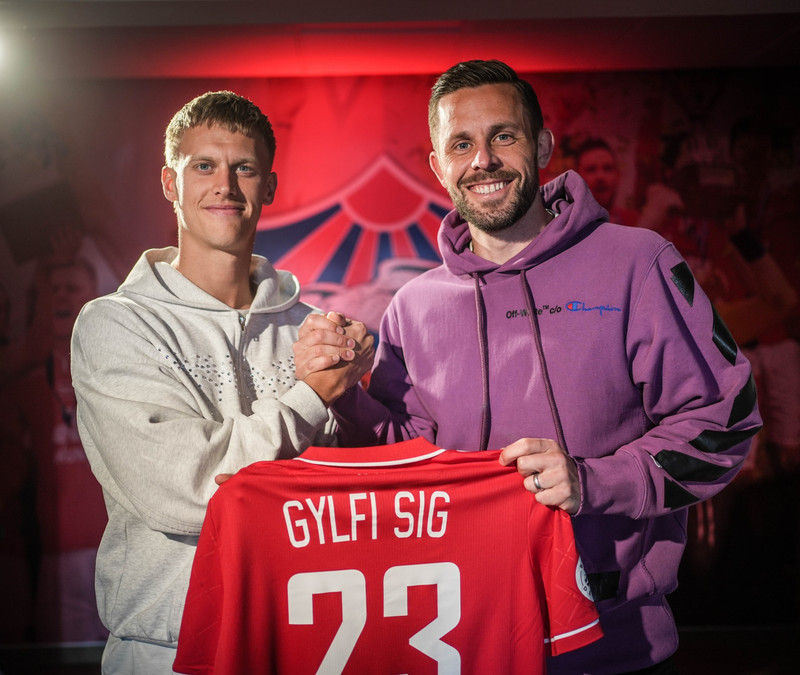 Adam Ægir Pálsson og Gylfi.
