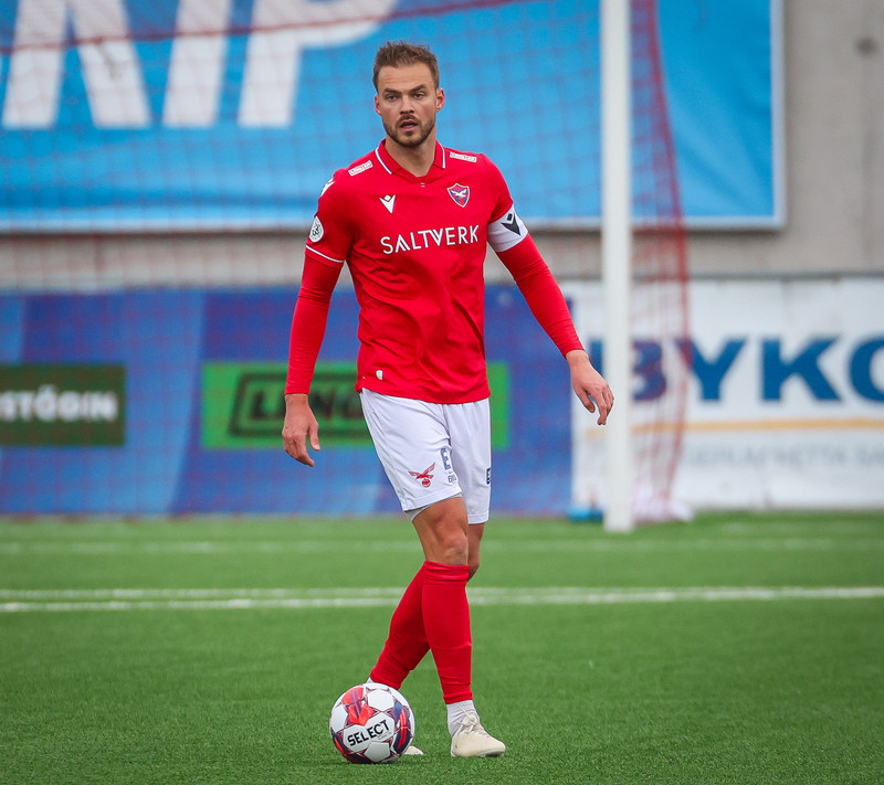 Myndaveisla: ÍA vann fyrsta leik Gylfa með Val