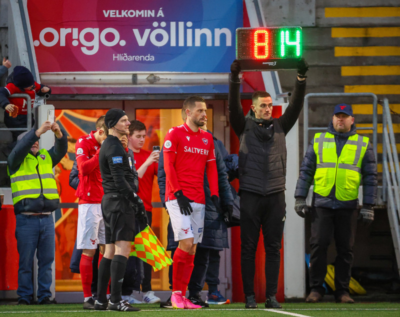 Myndaveisla: ÍA vann fyrsta leik Gylfa með Val