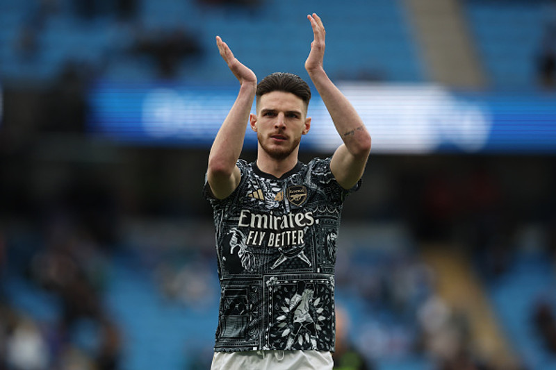 <b>Miðjumaður: Declan Rice (Arsenal)</b> - Skoraði gegn Bournemouth og skilaði frábærri frammistöðu fyrir Arsenal sem heldur áfram að láta finna fyrir sér í baráttunni um enska meistaratitilinn.