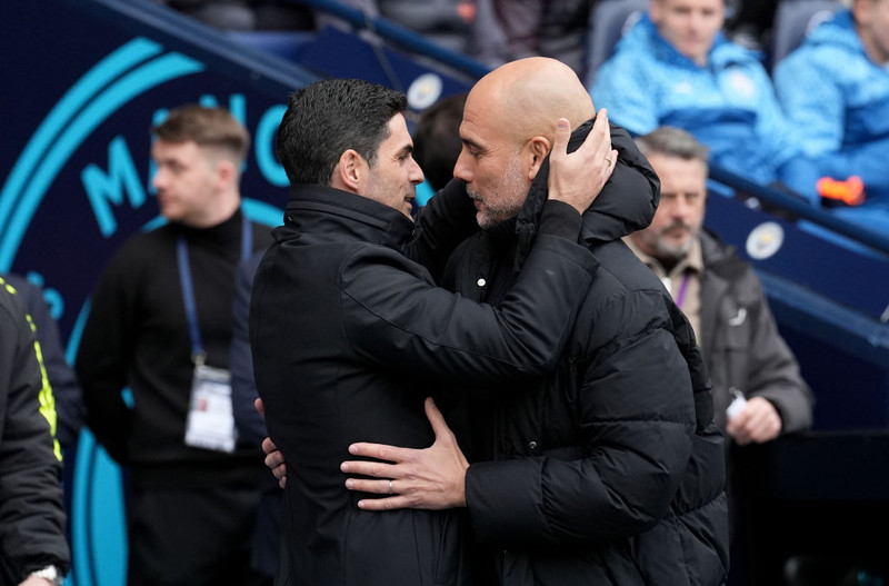 Mikel Arteta og Pep Guardiola sættust á að deila stigunum