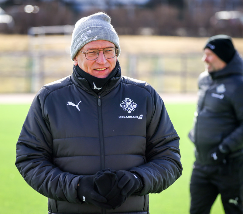 Þorsteinn Halldórsson, landsliðsþjálfari.