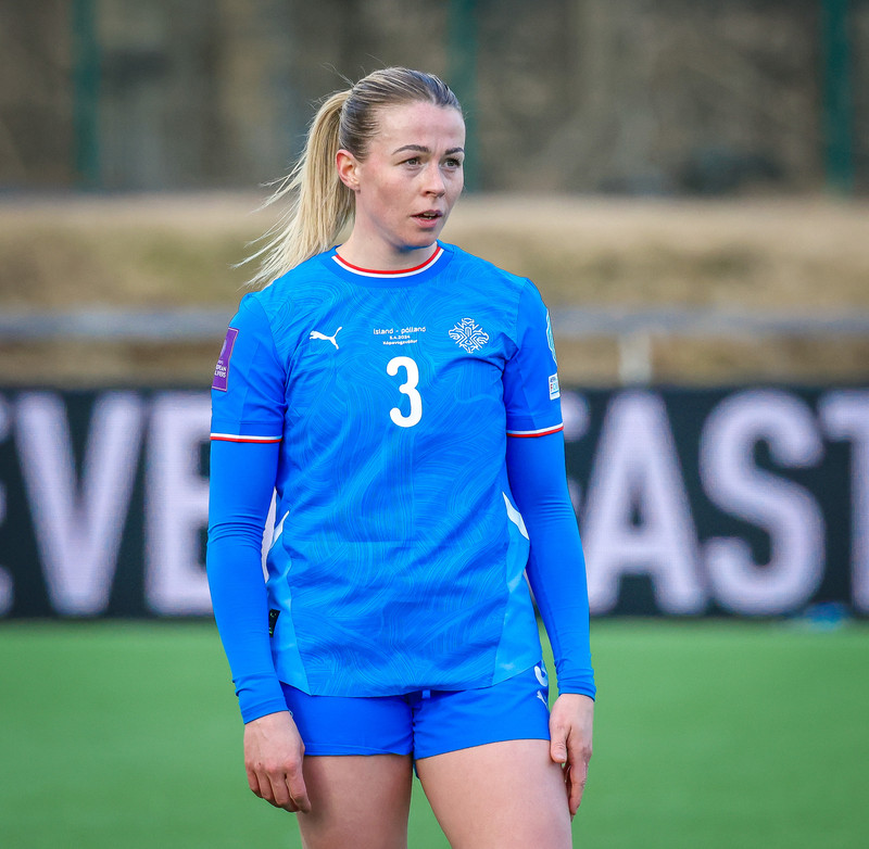 Sandra María var einnig í liðinu.