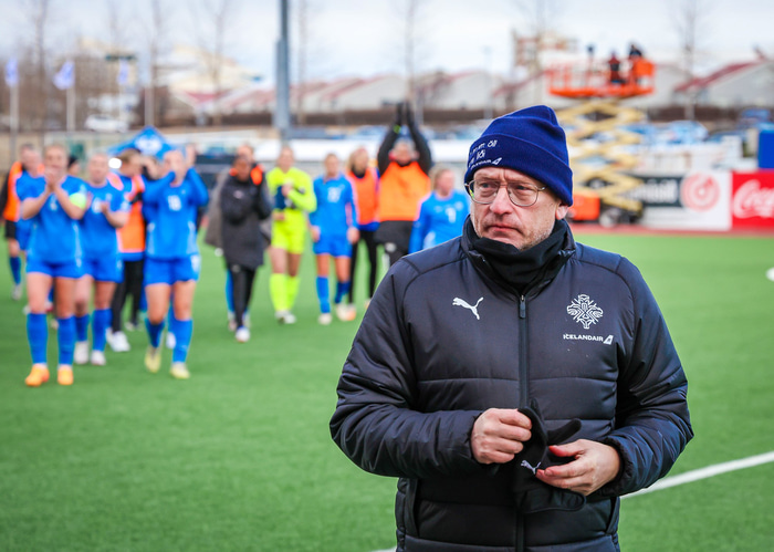 Þorsteinn Halldórsson, landsliðsþjálfari.