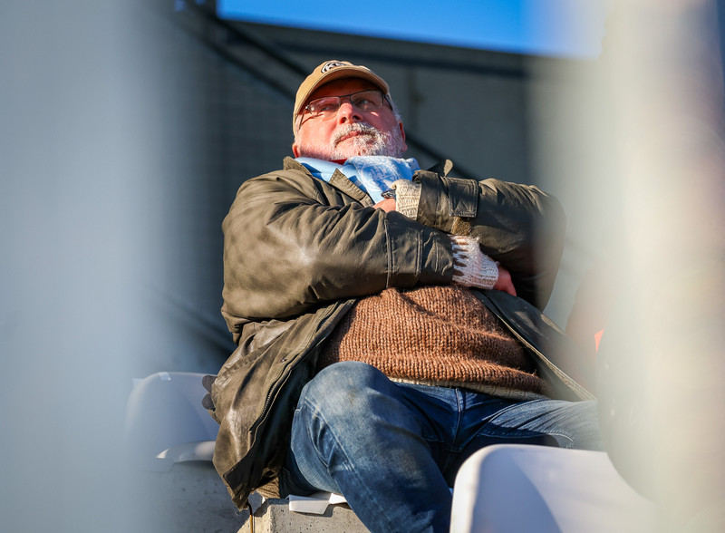 Siggi Helga kátur með City trefilinn.