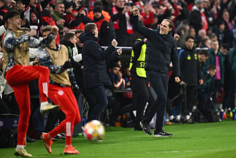Thomas Tuchel leyfði sér að fagna í kvöld