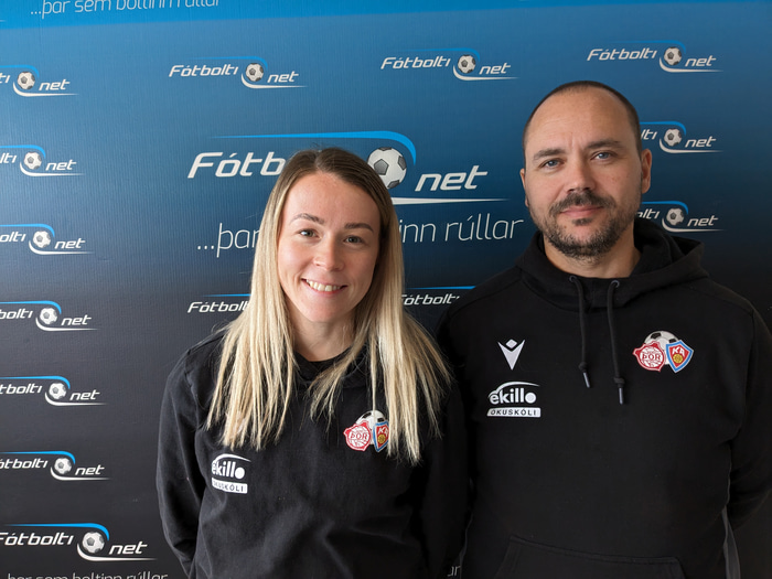 Sandra María Jessen og Jóhann Kristinn Gunnarsson.