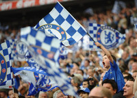 Þrískiptir Chelsea-aðdáendur