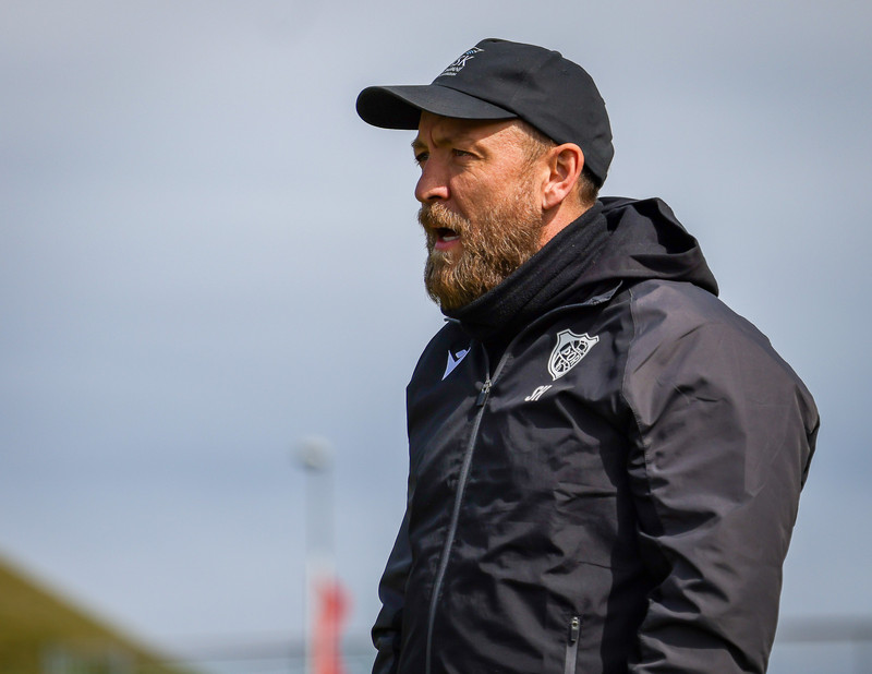 Sigurður Heiðar Höskuldsson, þjálfari Þórs, var laufléttur eftir leik.