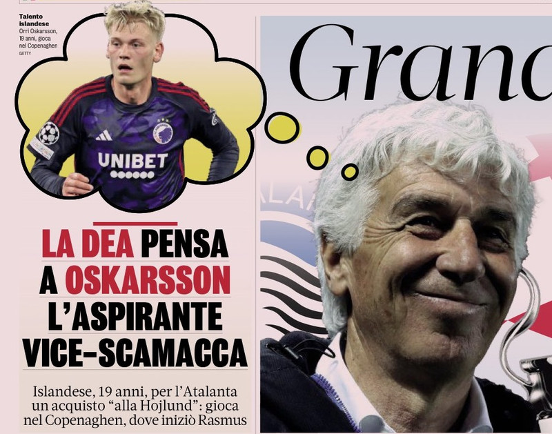 Gasperini er að hugsa um Orra.