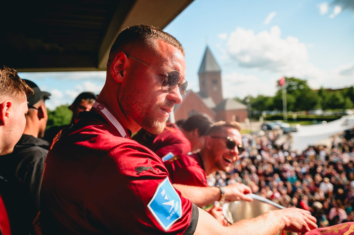 Sverrir Ingi kom frá PAOK til Midtjylland síðasta sumar.