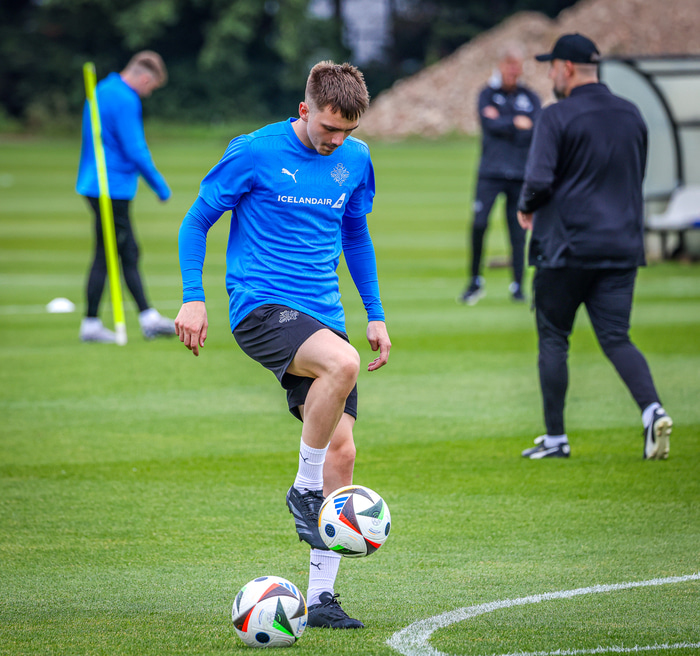 Hlynur Freyr var kallaður í hópinn en var tæklaður illa daginn eftir í lokaleik í Svíþjóð.