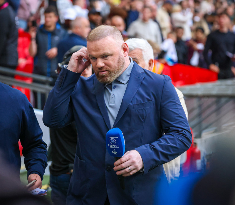 Wayne Rooney á leik Englands og Íslands.