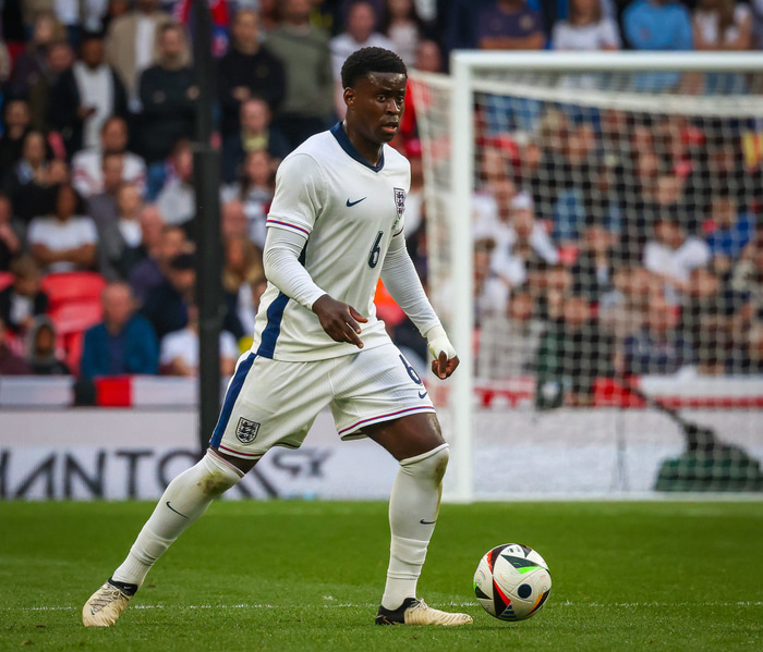 Marc Guehi í leik gegn okkur Íslendingum fyrr í sumar.