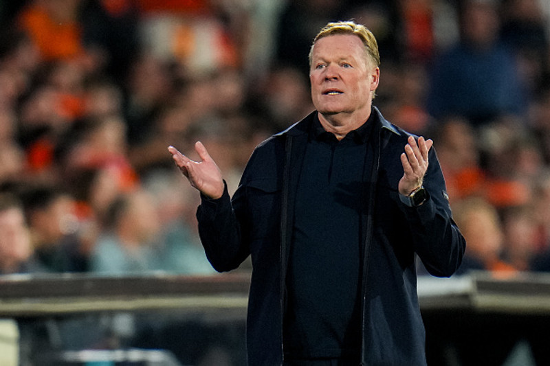 Ronald Koeman landsliðsþjálfari Hollands.