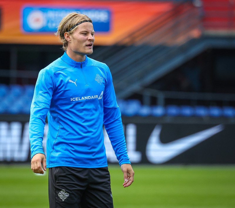 Ísland æfir í Pottinum í Rotterdam
