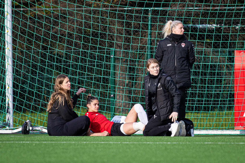 Sierra meiddist í leik gegn U23 landsliðinu.