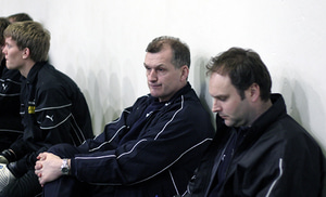 Guðjón Þórðarson og Kristján Guðmundsson.