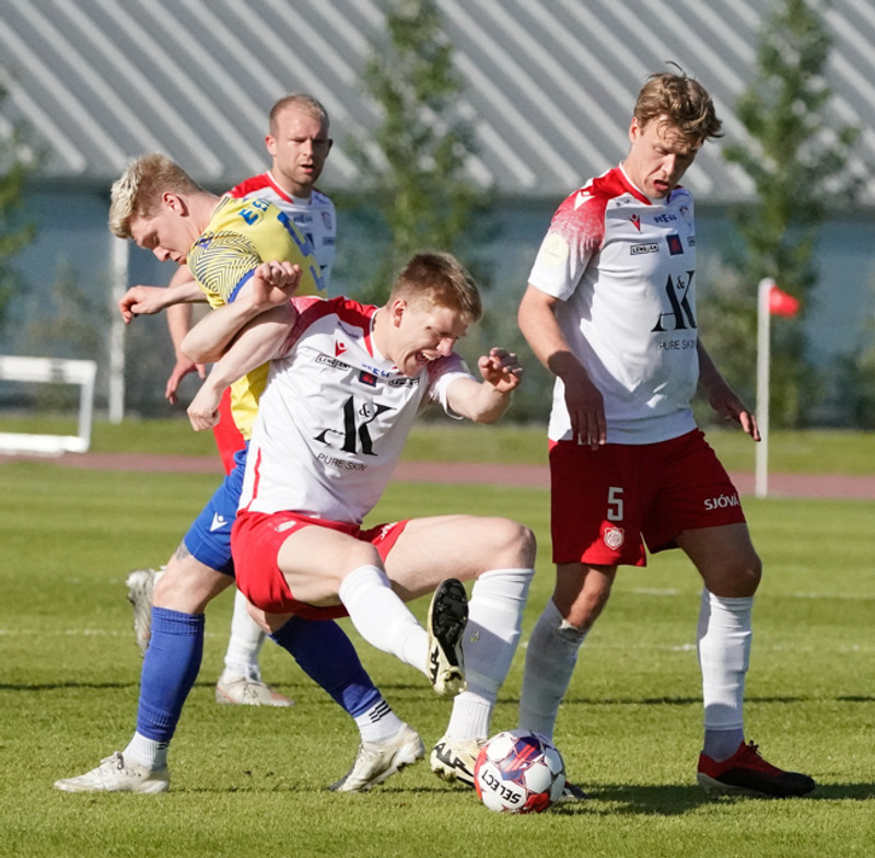 Myndaveisla frá jafntefli Þórs og Grindavíkur í gær
