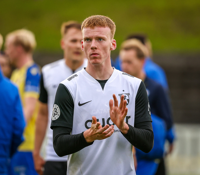 Logi Hrafn er byrjunarliðsmaður í U21 landsliðinu.
