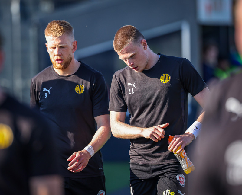 Viktor Jónsson og Hinrik náðu mjög vel saman á síðustu leiktíð.