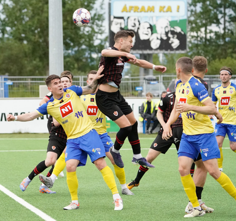 Myndaveisla frá sigri KA á Víkingum