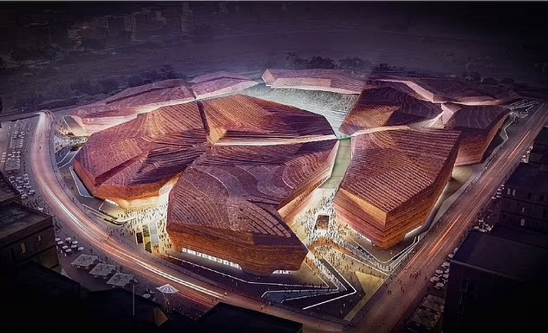Ótrúleg framtíðarsýn Sáda fyrir leikvangana á HM 2034