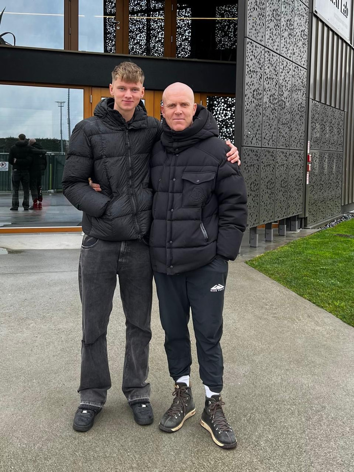 'Það er búið að vera ómetanlegt að hafa hann og fjölskyldu hans svona nálæg'