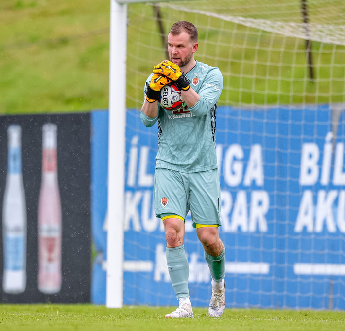 Ingvar Jónsson, besti markvörður Bestu deildarinnar.