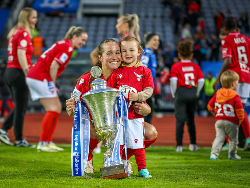 Fanndís lagði skóna á hilluna á dögunum.