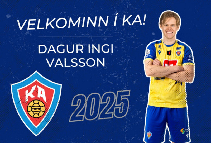 Dagur Ingi Valsson skoraði sigurmark KA á lokasekúndum leiksins