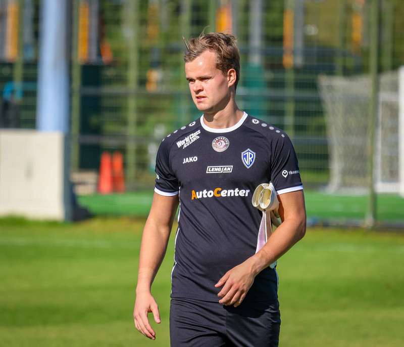 Vilhelm Þráinn var einn besti markvörður Lengjudeildarinnar í fyrra.