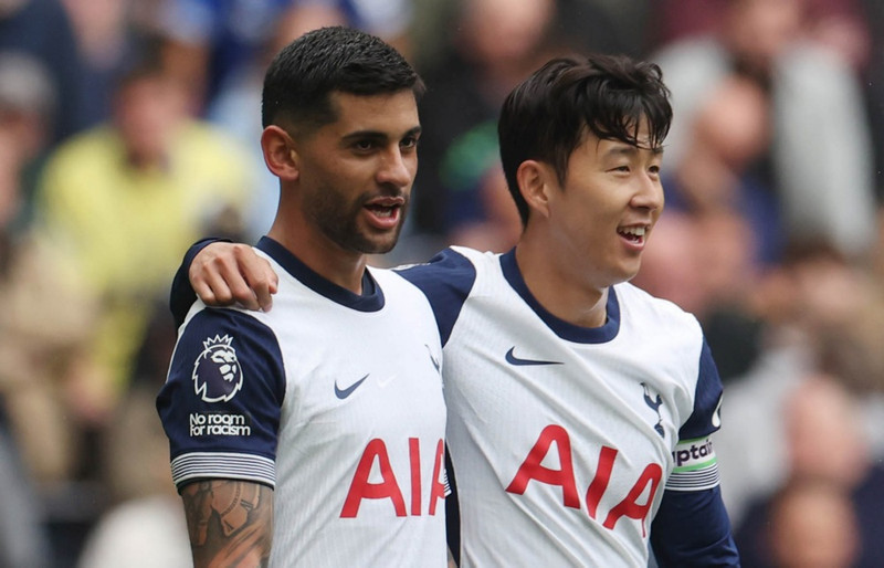 <b>Varnarmaður: Cristian Romero (Tottenham)</b> - Varðist vel gegn Everton og skoraði eftir hornspyrnu.