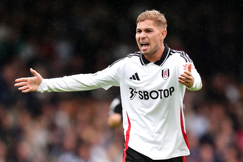 Emile Smith Rowe skoraði fyrir Fulham
