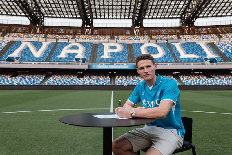 McTominay gekk í raðir Napoli á dögunum.