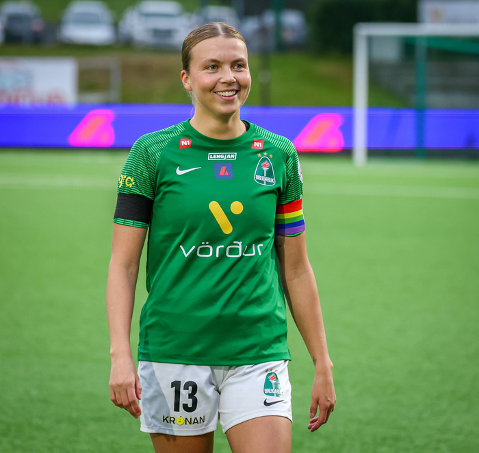 Ásta Eir Árnadóttir, fyrirliði Breiðabliks.