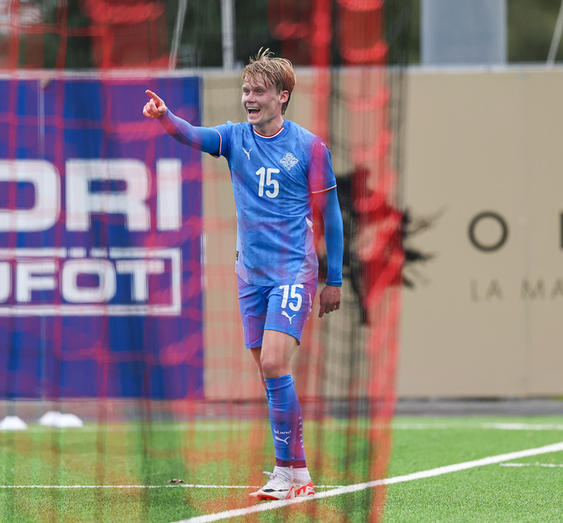 U21: Kristall með þrennu í mögnuðum sigri gegn Danmörku
