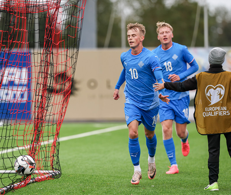 U21: Kristall með þrennu í mögnuðum sigri gegn Danmörku